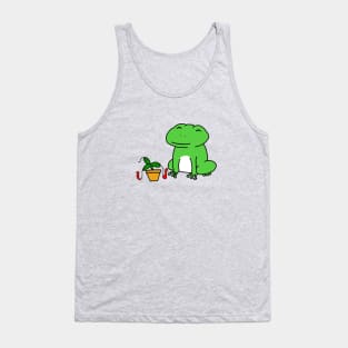 Tree Frog and Plant Tank Top